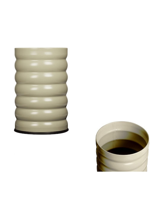 Ready Coș de Gunoi Metal Grey Champagne 17lt 1buc