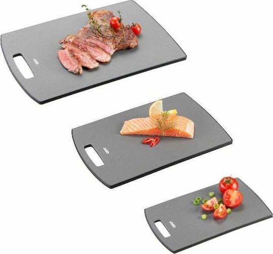 Gefu Rectangular Plastic Chopping Board Gray 31x21.5cm