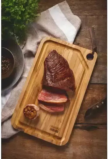 Tramontina Rectangular Wooden Chopping Board Beige 40x24cm