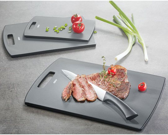 Gefu Rectangular Plastic Chopping Board Black 26x11cm