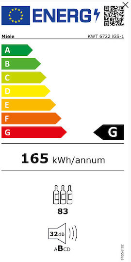 Miele Weinkühler 83 Flaschen