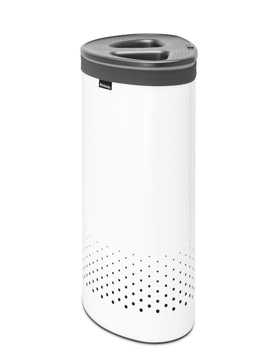 Brabantia Coș De Rufe Din Plastic 55L Cu Capac Gri