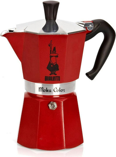 Bialetti Stovetop Espresso Pot for 6 Cups Brown