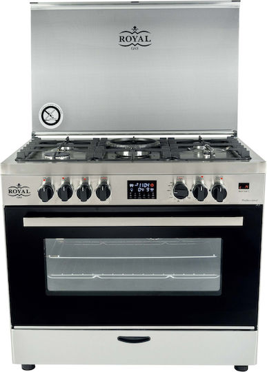 Din Gas 9905 SF Gasherd 115Es B90cm. Inox