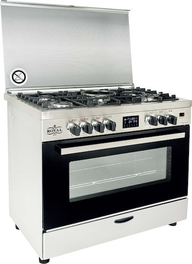 Din Gas 9905 SF Gasherd 115Es B90cm. Inox