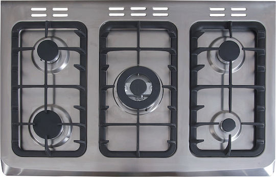 Din Gas 9905 SF Gasherd 115Es B90cm. Inox