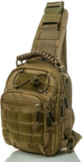 Spartan Tactical Στρατιωτικό Τσαντάκι Στήθους από Πολυεστέρα Χακί 6lt