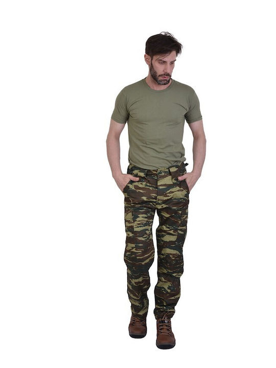 Iason Pantaloni Militari Greacă în Culoare Kaki