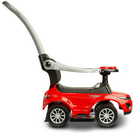 Caretero Riding Sport Car Αυτοκινητάκι Ride On με Χειρολαβή για 12+ μηνών με Ήχους Κόκκινο