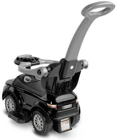 Caretero Riding Sport Car Αυτοκινητάκι Ride On με Χειρολαβή με Ήχους Μαύρο