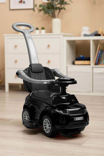 Caretero Riding Sport Car Αυτοκινητάκι Ride On με Χειρολαβή με Ήχους Μαύρο