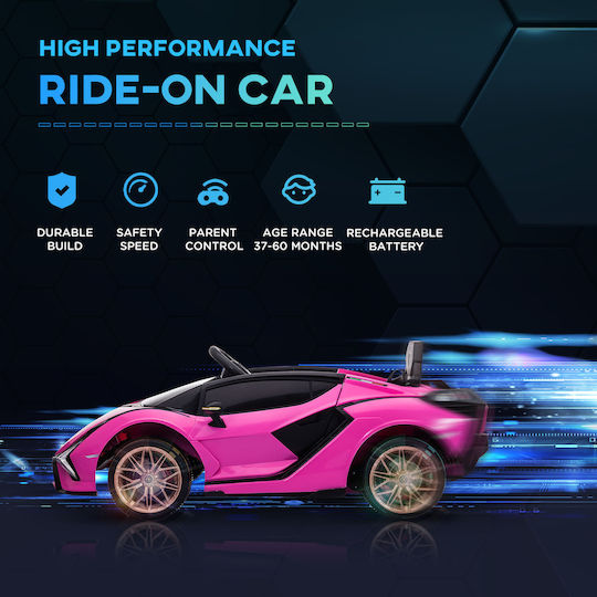 Lamborghini Μονοθέσιο με Τηλεκοντρόλ Licensed 12 Volt Ροζ