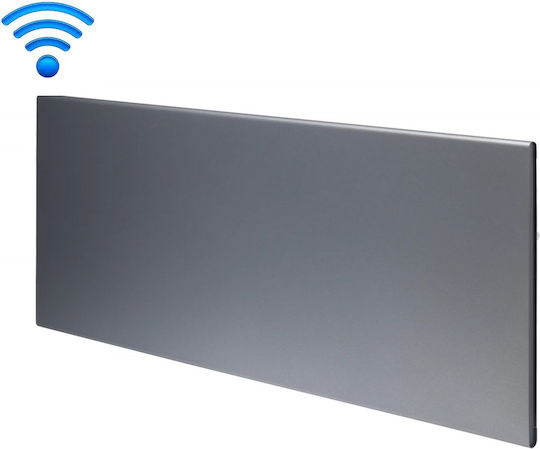 Adax Neo H 12 KWT Convector Heater Wall 1200W with Electronic Thermostat and WiFi 98.4x33cm Sparkling Grey