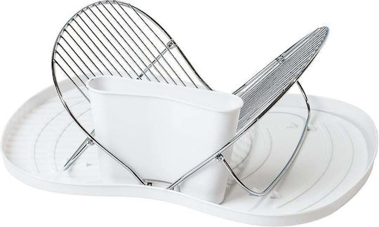 Excellent Houseware Отцедник За Мивка От Метал Черен 50x34x23см