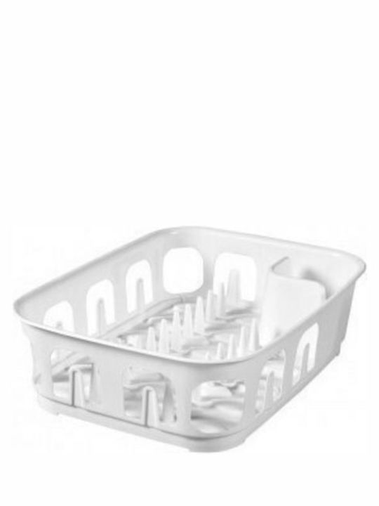 Curver Essentials Στραγγιστήρι Νεροχύτη Πλαστικό Λευκό 39.5x29x10.9cm