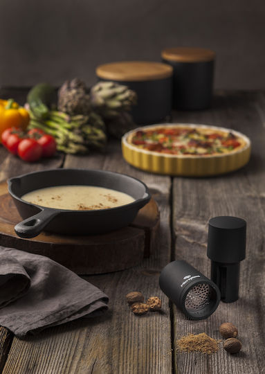 Microplane Manual 2 in 1 Plastic Pepper Mill In Black Color