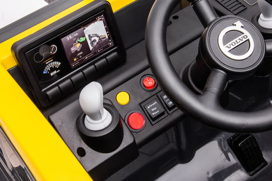 Kids 12V Electric Excavator Yellow