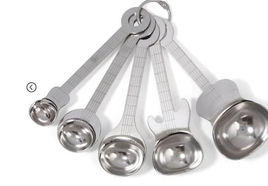 Kikkerland Metal Kitchen Measuring Cup 5pcs