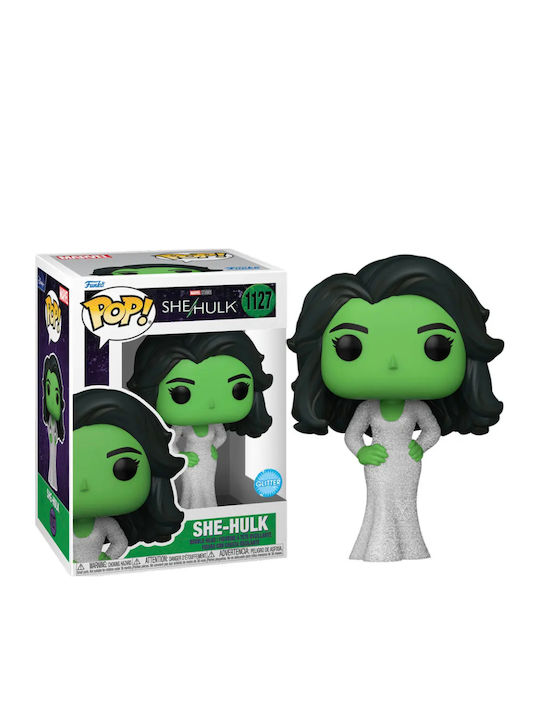 Funko Pop! Marvel: Marvel - She-Hulk Glitter 1127 Wackelkopf Limitierte Auflage