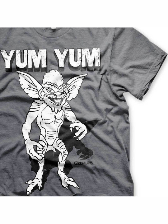 Paperinos Gremlins T-shirt Γκρι Βαμβακερό
