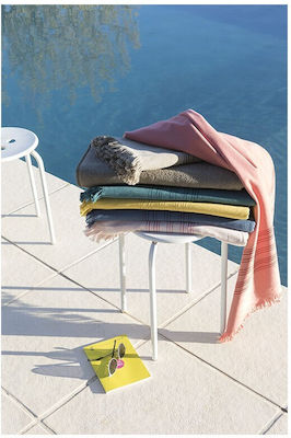 Beach Towel Vivaraise Cancun Curry 90x180 100% Cotton