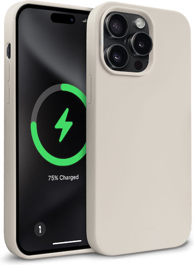 Crong Color Back Cover Σιλικόνης Γκρι (iPhone 15 Pro)