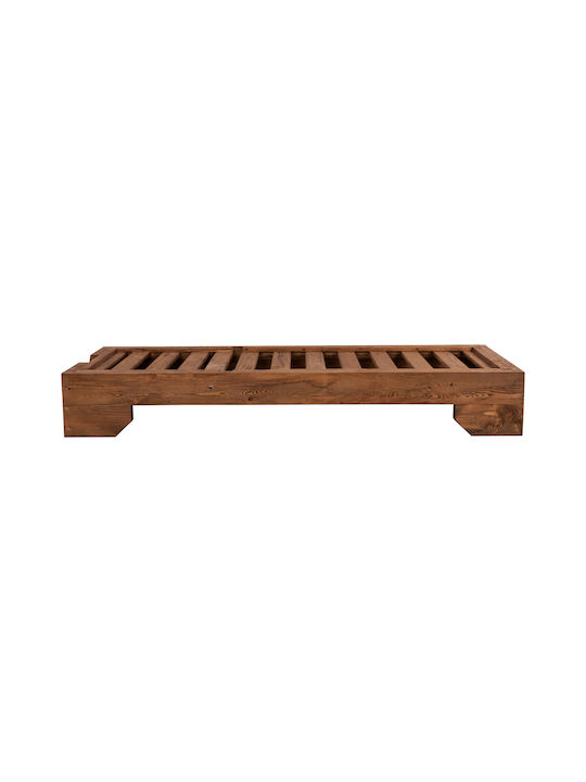Șezlong Lemn Carpi 204x77.5x29cm