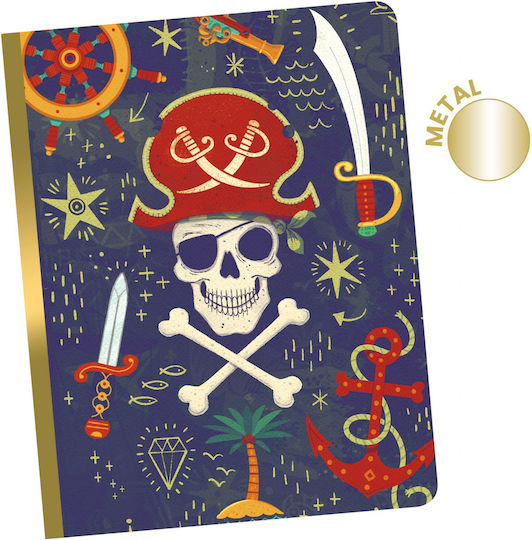 Djeco Steve's Piraten-Illustrationen Notizbuch Agenda