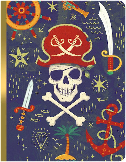 Djeco Steve's Piraten-Illustrationen Notizbuch Agenda
