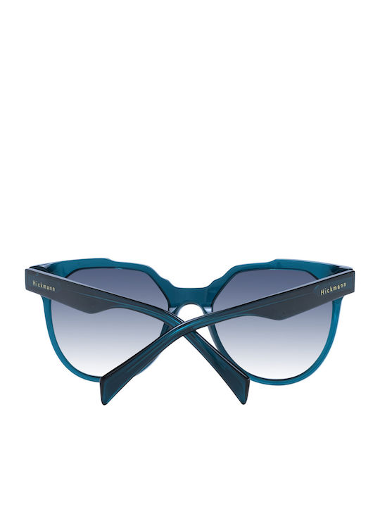 Ana Hickmann Women's Sunglasses with Blue Plastic Frame and Blue Gradient Lens HI9171 T01