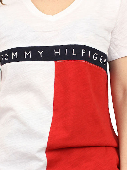 Tommy Hilfiger Tommy Γυναικείο T-shirt Λευκό