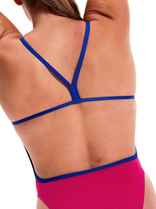 Solid Vback Ολόσωμο Μαγιό Pink