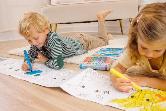 Coloring Book 1.5m Length Double-Sided Color-A-Loong Underwater Adventure