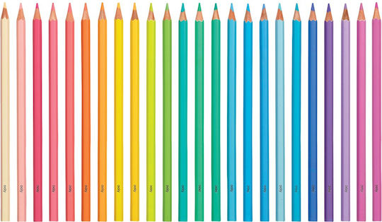 Ooly Pastel Hues Set de creioane colorate 24buc Pachet de 1 ambalaje