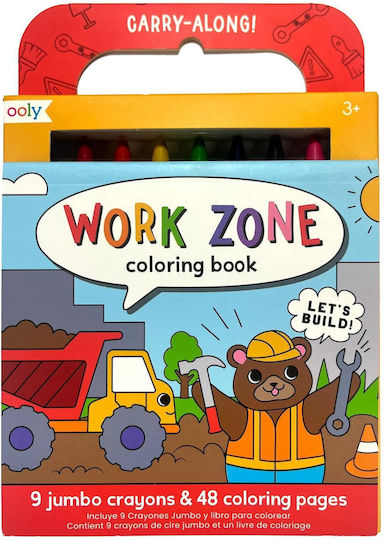 Ooly Work Zone Set de creioane colorate cu vârf gros în cutie 9buc Pachet de 1 ambalaje