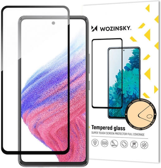 Wozinsky Full Glue Full Face Tempered Glass Black (Galaxy A54)