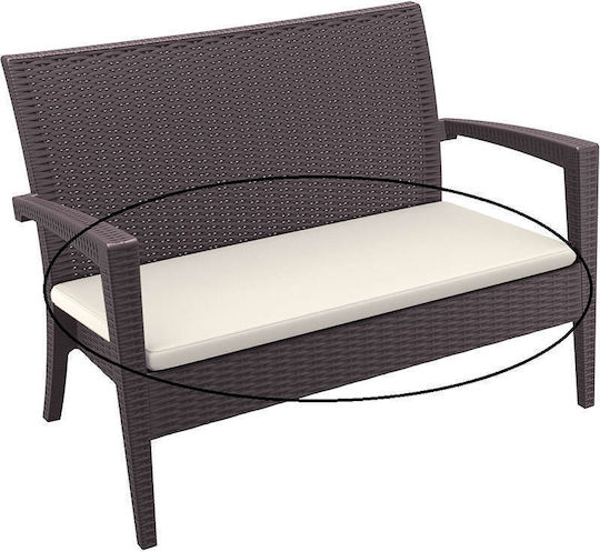 Siesta Exclusive Miami Καρέκλας Κήπου Εκρού 3τμχ 117x54εκ.