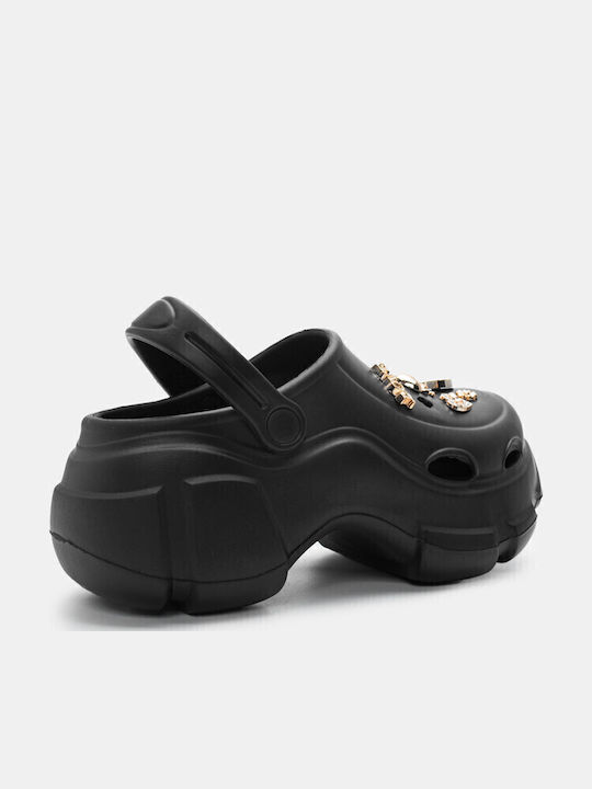 Luigi Damen Clogs Schwarz