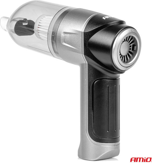 AMiO Car Handheld Vacuum Dry Vacuuming with Power 40W Rechargeable 12V Transparent