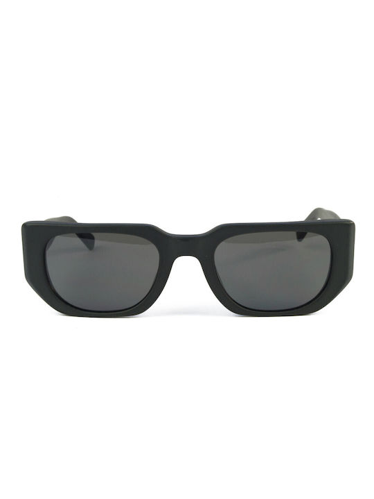 The Glass of Brixton Women's Sunglasses with Black Plastic Frame and Black Lens BS217 01