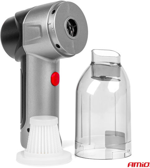 AMiO Car Handheld Vacuum Dry Vacuuming with Power 40W Rechargeable 12V Transparent
