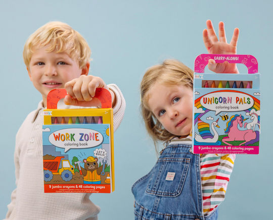 Coloring Set Colored Pencils Portable Unicorns