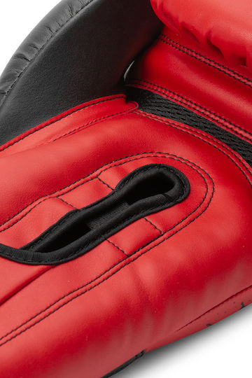 Tapout Boxing Gloves made of Synthetic Leather for Match Red