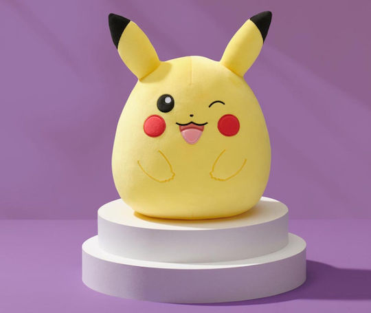 Jazwares Plush Pokemon Winking Pikachu for Ages 3+ 36 cm