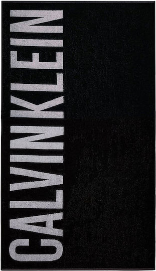 Calvin Klein Beach Towel Cotton Black 100x176cm.
