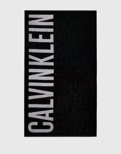 Calvin Klein Beach Towel Cotton Black 100x176cm.