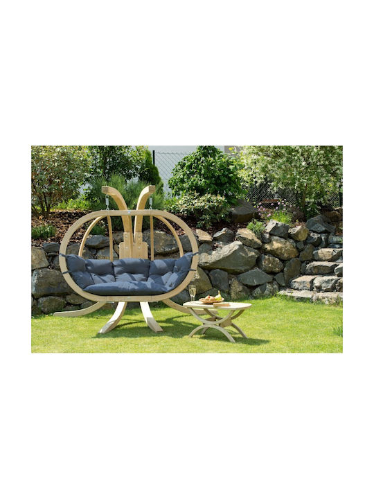 Amazonas Waterproof Garden Chair Cushion with Backrest Blue