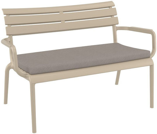 Siesta Exclusive Μαξιλάρι Καναπέ Κήπου Paris Καφέ 50x100εκ.