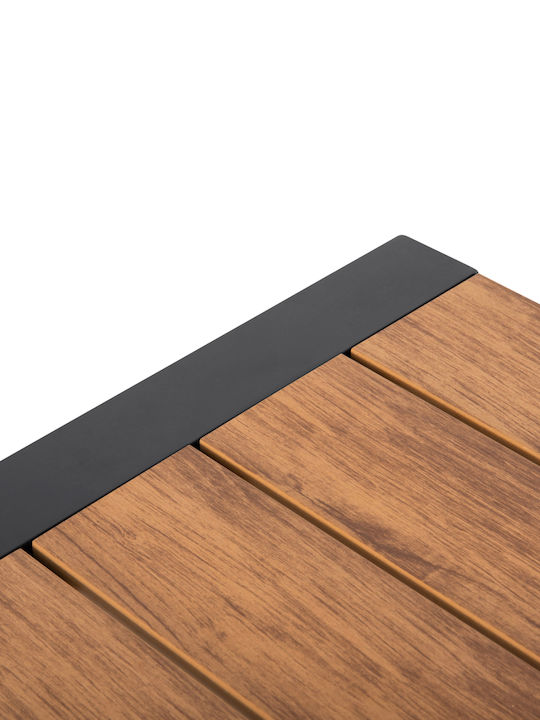 Masa pentru spații exterioare Aluminiu Goya Cărbune de lemn 160x80x75buc