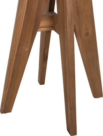 Garden & Terrace Table for Small Outdoor Spaces from Teak Natural 60x60x75cm
